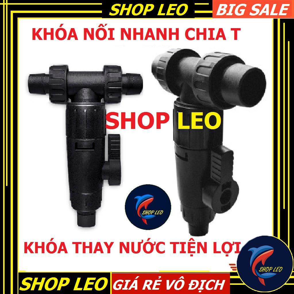 Khóa nối nhanh chia T - Khóa thay nước tiện lợi - cút nối nhanh chia T - cút chia T thay nước