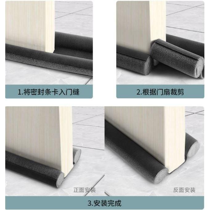Ron, đệm cửa, chặn khe cửa chống côn trùng, tiếng ồn, gió lùa, gió điều hòa, bụi bẩn, tránh kẹt chân bé