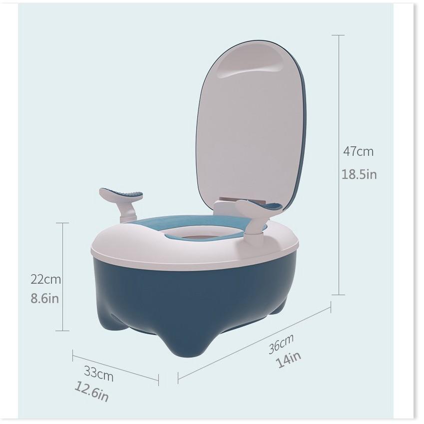 Bồn Toilet mini vệ sinh thông minh cho bé (Tặng kèm cọ rửa toilet)