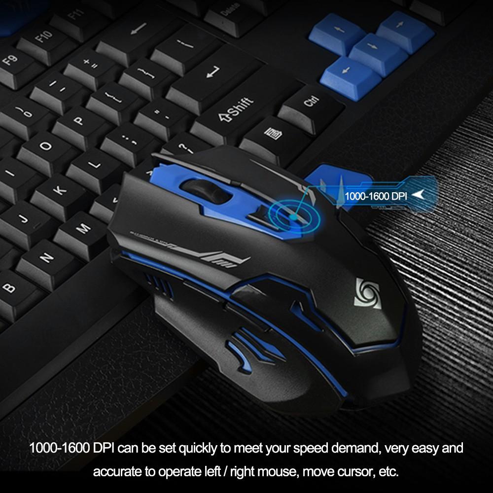 Bộ kết hợp chuột bàn phím chơi game không dây DSFY HK8100 2.4GHz