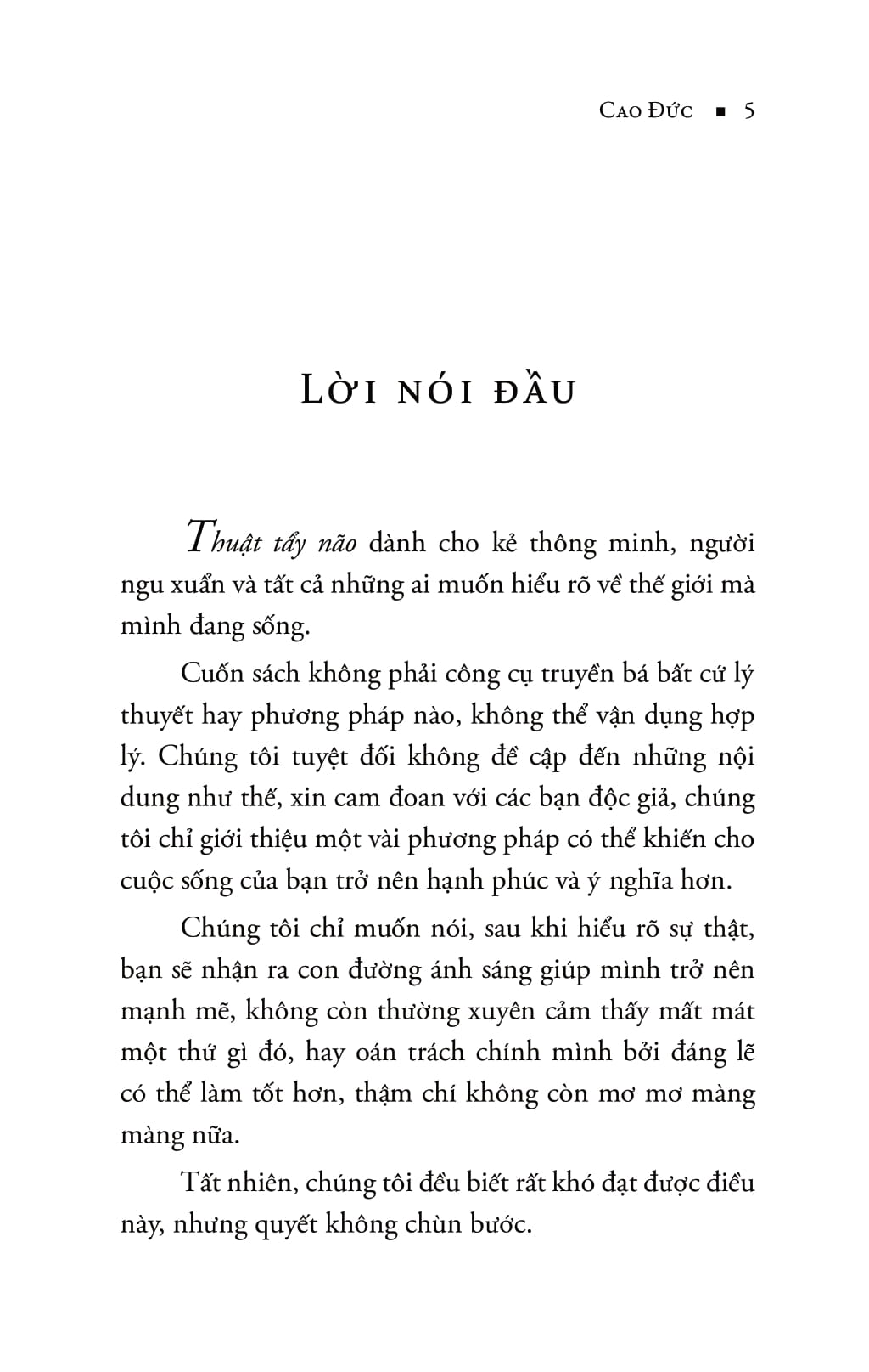 Thuật Tẩy Não - Nghệ Thuật Thao Túng Và Kiểm Soát Tâm Lý Đối Phương