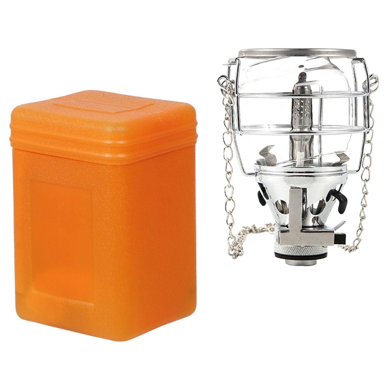 Gas Lantern Camping Lights Fuel Lamp Lighting Gear with Carry Case Outdoor Light Tent Lantern for Picnic Backpacking Travel Trekking