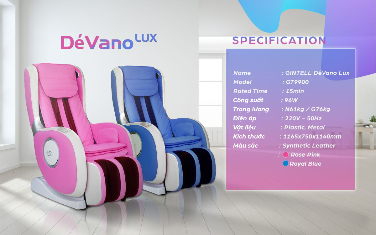 Ghế Massage Gintell Dévano Lux