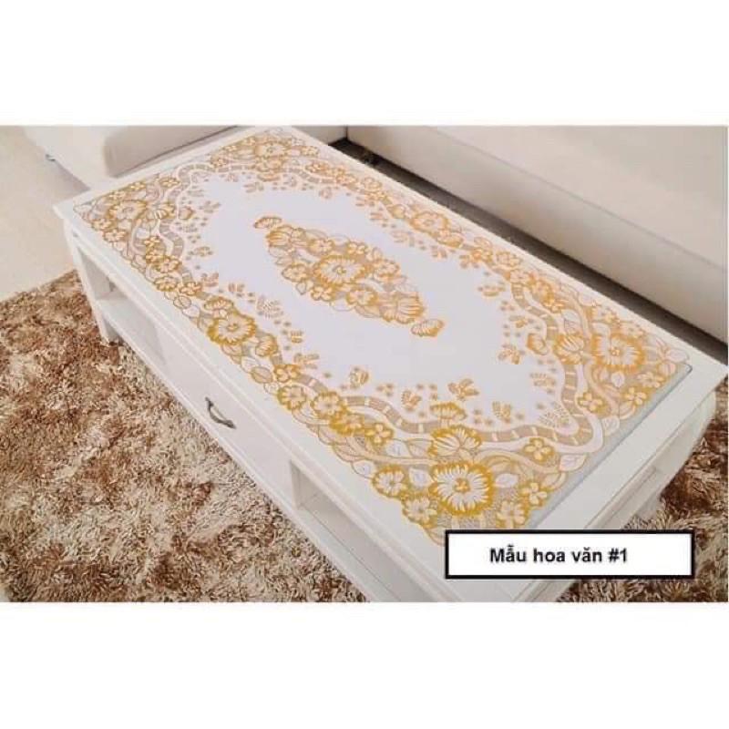 Khăn bàn 3D hoa văn nổi