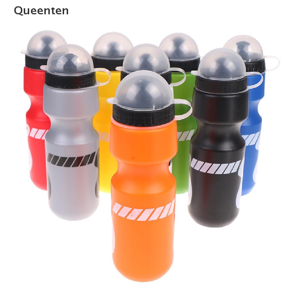 Queenten 750ml outdoor hiking bike bicycle cycling drink jug water bottle w/ dust cover QT