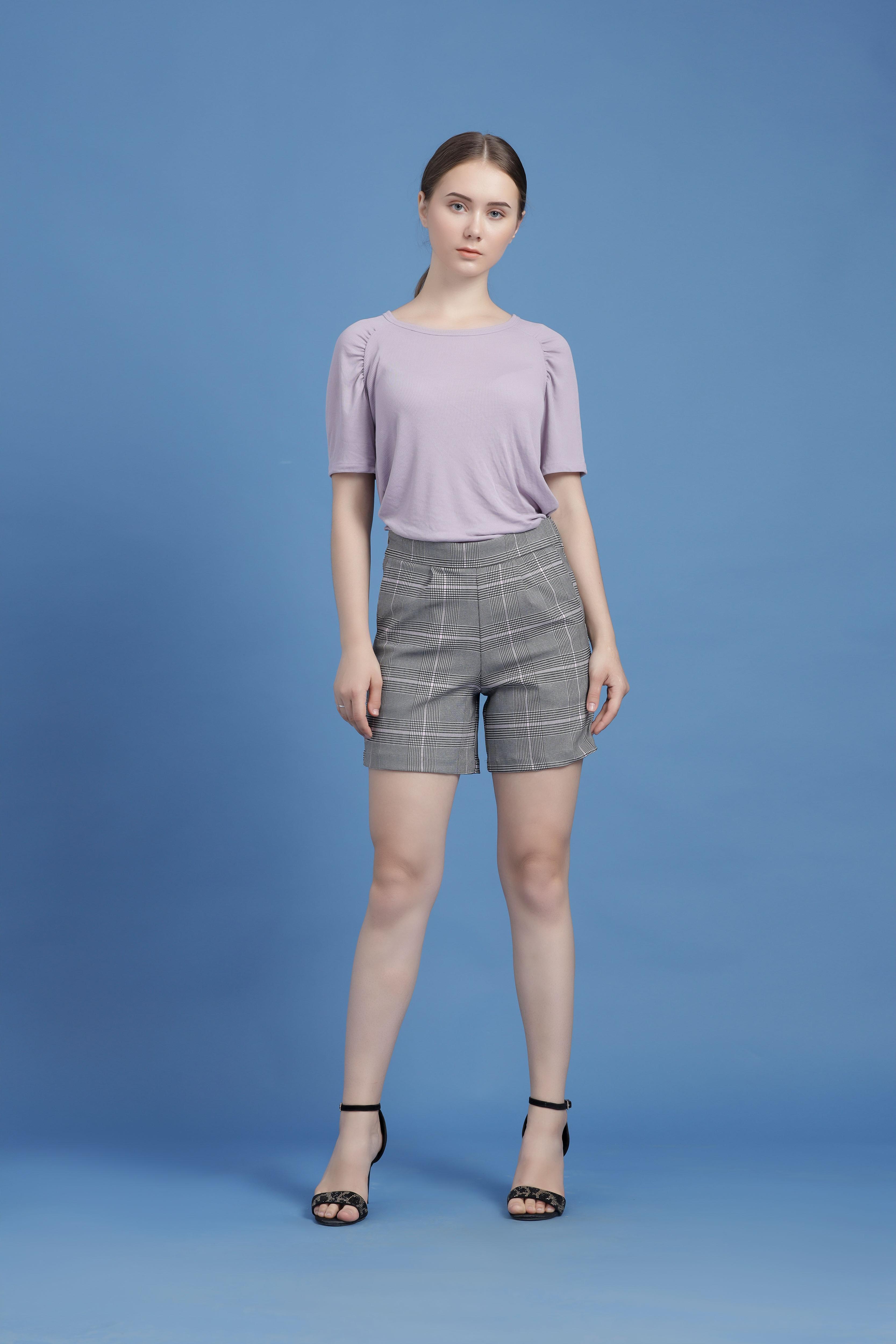 Áo thun cổ tròn nữ Callia Rosa tee tay lửng