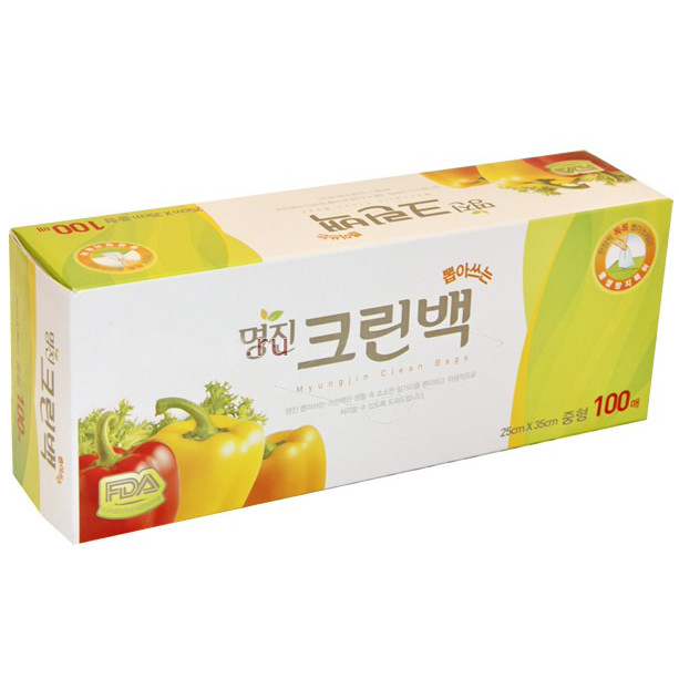 Bộ 100 túi đựng thực phẩm Myungjin sinh học cao cấp Hàn Quốc