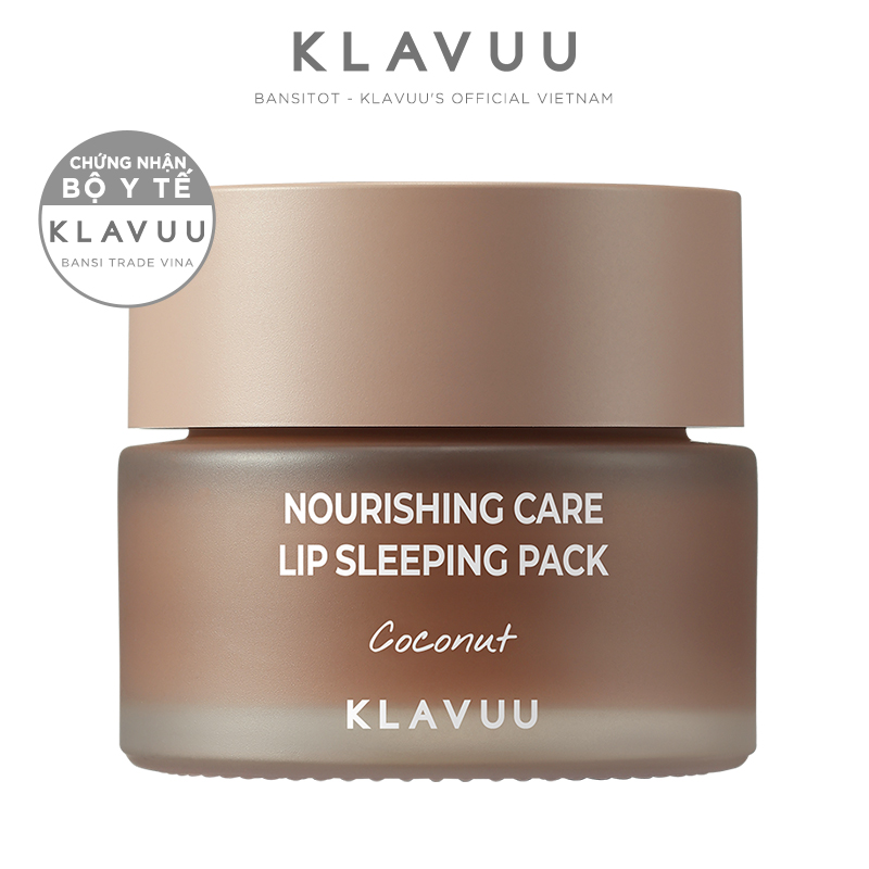 MẶT NẠ NGỦ DƯỠNG MÔI KLAVUU  NOURISHING CARE LIP SLEEPING PACK 20g