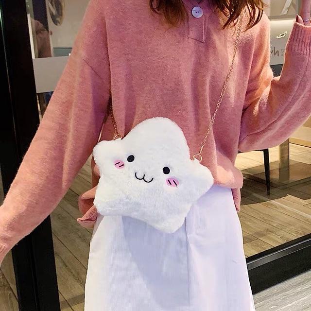 Túi đeo chéo hình sao dễ thương hàng độc quyền giá tốt
