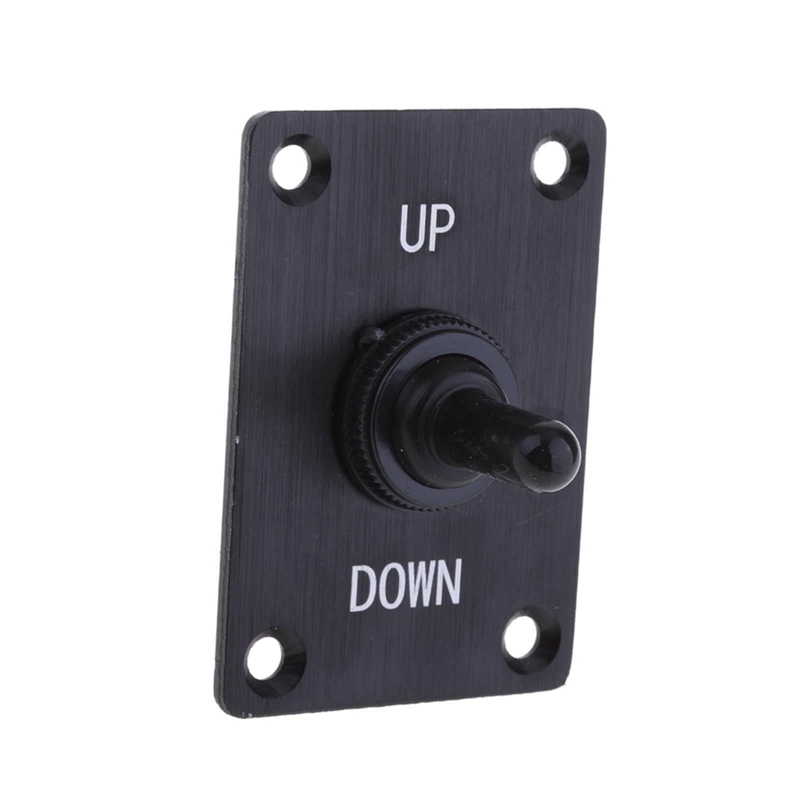 4pcs Boat 3 Pin Up Down On/  Momentary Toggle Switch Panel 12V 15A