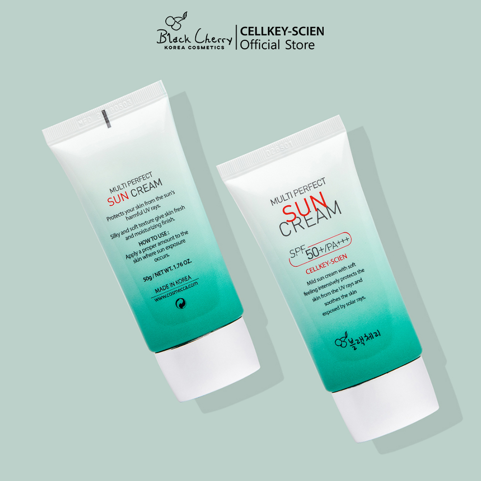 Kem Chống Nắng Tế Bào Gốc Kiềm Dầu Chống Nhăn Dưỡng Ẩm Trắng Da Cellkey-Scien Multi Perfect Sun Cream SPF50+PA+++ (50ml)