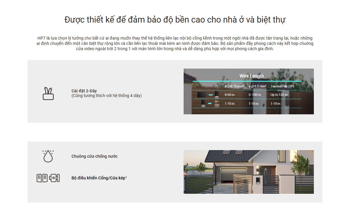 CAMERA CHUÔNG CỬA TÍCH HỢP MÀN HÌNH 7 INCH EZVIZ HP7 3MP - MỞ CỬA TỪ XA, ĐÀM THOẠI, TÍCH HỢP NHẠC CHUÔNG