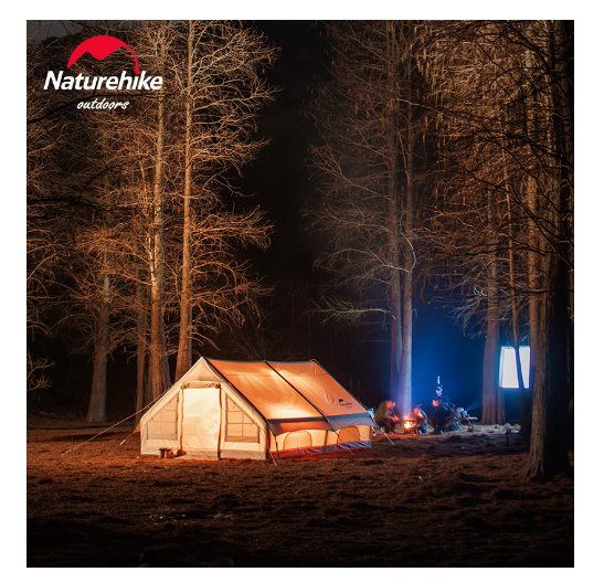 Lều cắm trại Glamping 6-8 người khung bơm hơi Naturehike NH20ZP010