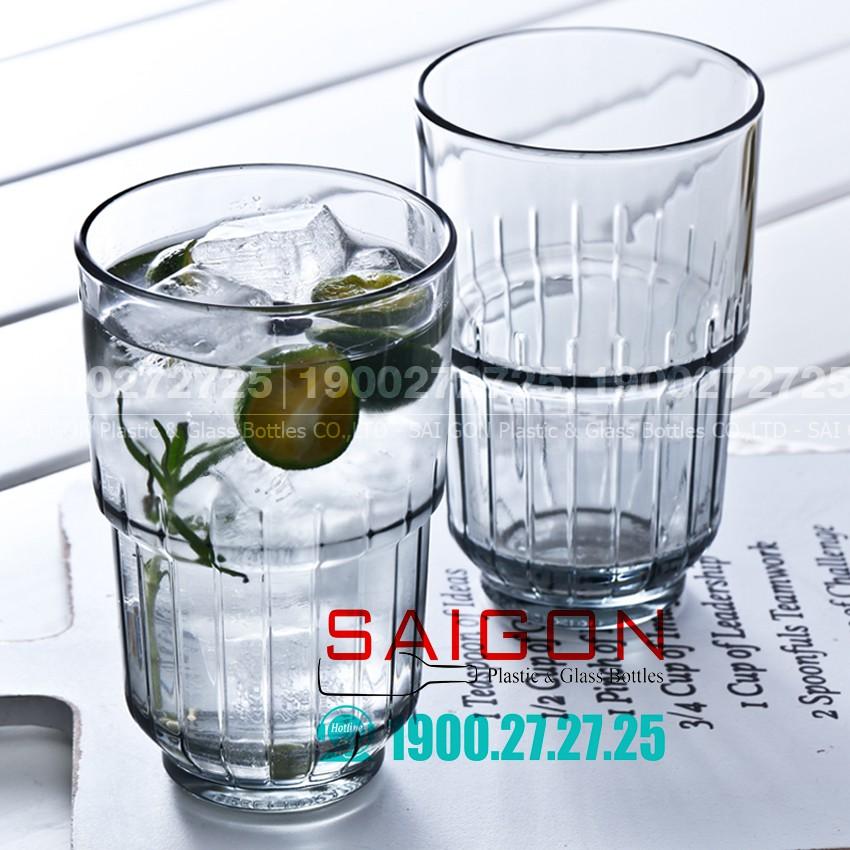 Ly Thủy Tinh Cường Lực LinQ Grey Beverage 266ml | 355ml | 414ml , Tùy Chọn Dung Tích