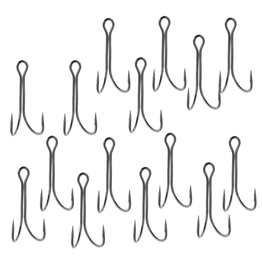 10pcs Dual Double Fishing Hooks High Carbon Steel Frog Toad Lure Hook 1-0