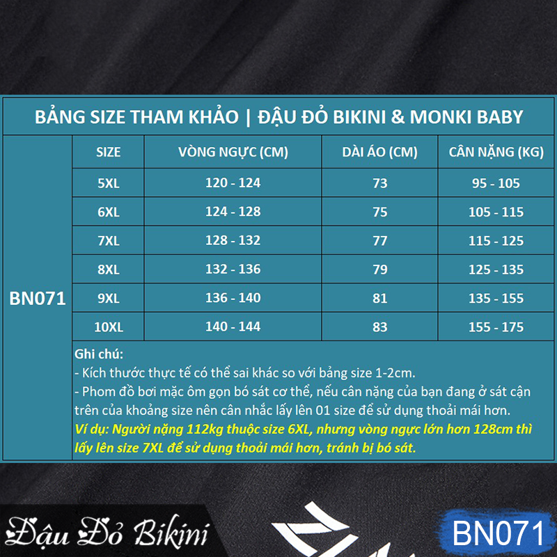 Áo bơi cỡ siêu lớn cho nam giới big size, người béo mập đến 200kg, phom rộng rãi thoải mái, thun lạnh co giãn đàn hồi cao, thoáng khí nhanh khô | BN071