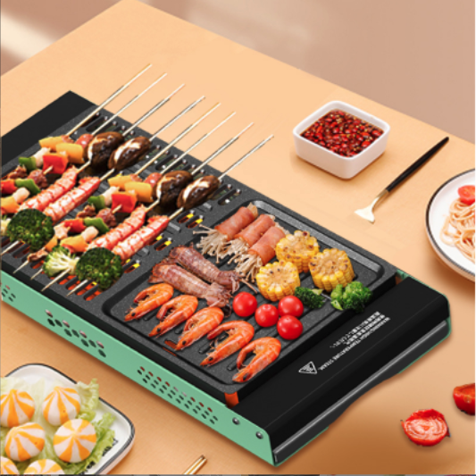 Bếp nướng điện Thịt BBQ Mint&amp;amp;Black Không Khói, Dễ Vệ Sinh