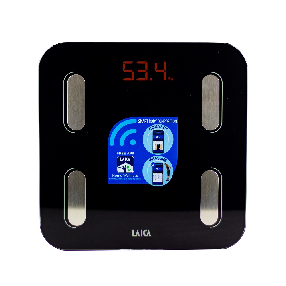 Cân điện tử thông minh Laica PS7015 - Cân đo 6 chỉ số