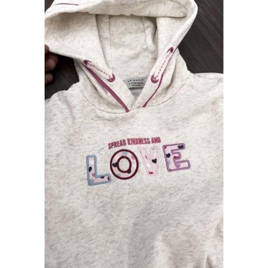 Bộ nỉ bé gái xuất dư xịn áo hoodie viền hồng