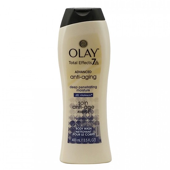 Sữa tắm Olay Total Effects AVANCED Anti - Aging deep penetrating moisture 400ml - USA