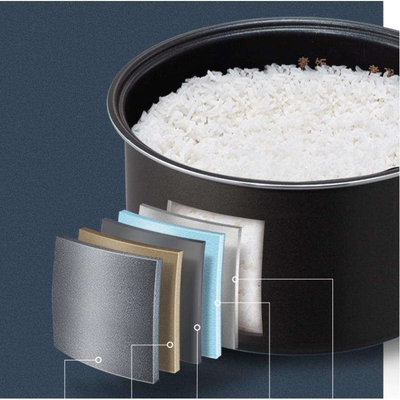 Nồi cơm điện DFB-P20N5, 2L, Nấu Cơm, Hấp, Luộc, Hầm, Nồi cơm điện tử, đa năng, có chức năng hẹn giờ