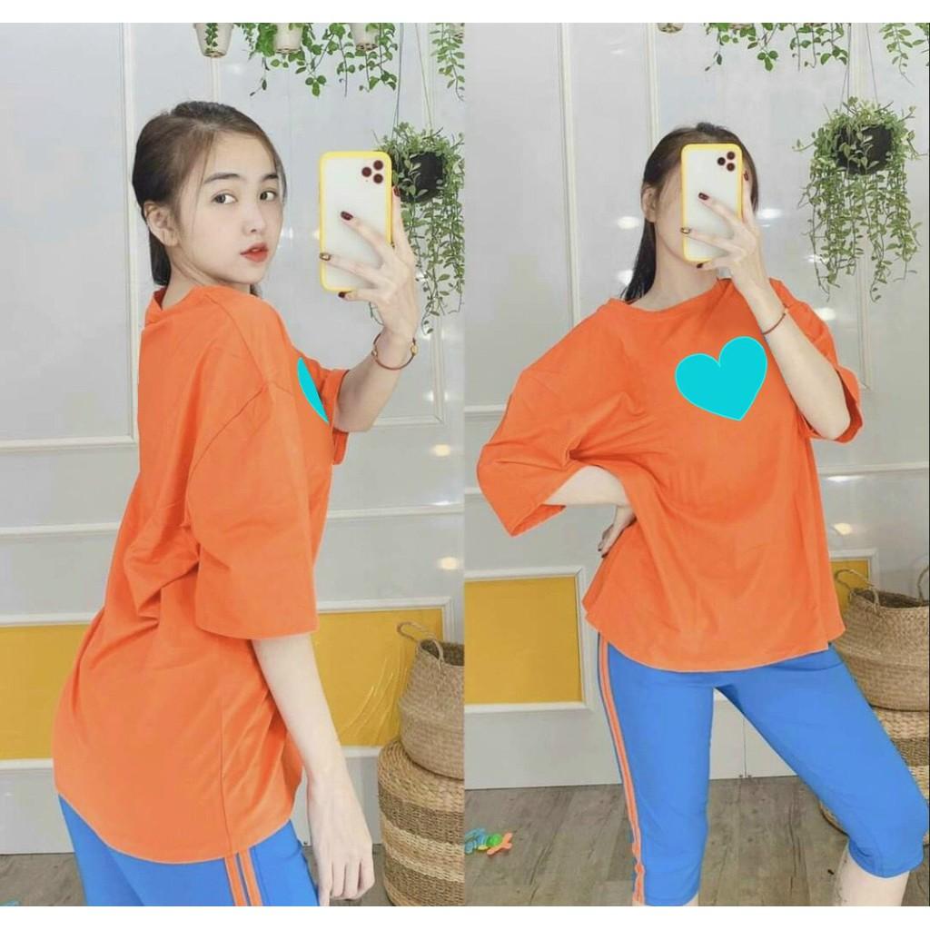 SET BỘ THUN COTTON,THIẾT KẾ HỌA TIẾT SIÊU XINH,CHẤT LIỆU VÃI CO GIẢN 4C VÀ THOÁNG MÁT THỜI TRANG KME.STORE
