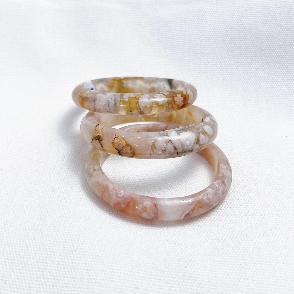 Vòng Bản Cherry Blossom Agate VBMNHAD22A Patronus