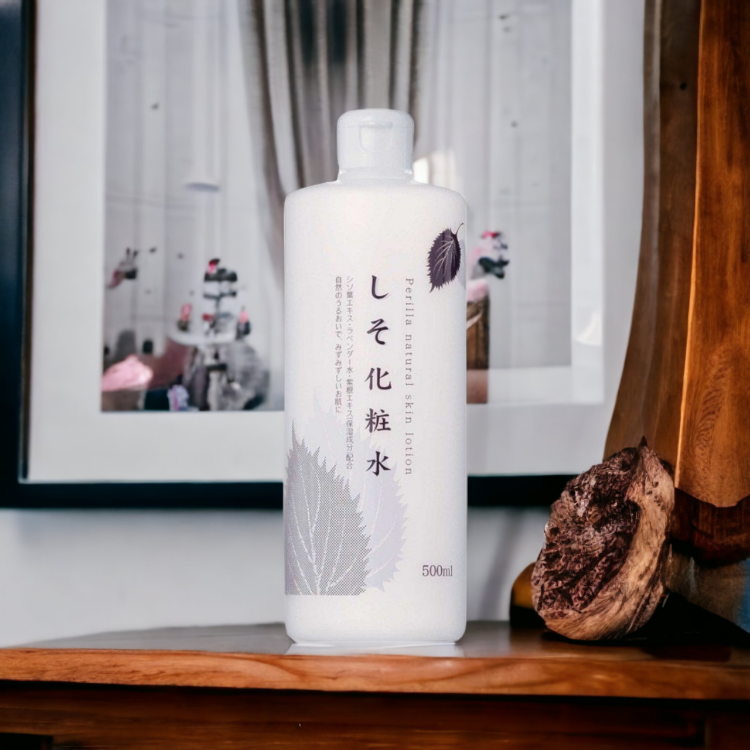 Nước Hoa Hồng Se Khít Lỗ Chân Lông Chiết Xuất Tía Tô Chinoshio Perilla Natural Skin Lotion 500 mL