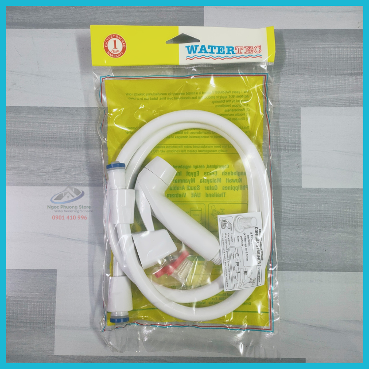Bộ vòi xịt vệ sinh dạng bịch nhựa ABS bền WATERTEC MALAYSIA - WT001Q