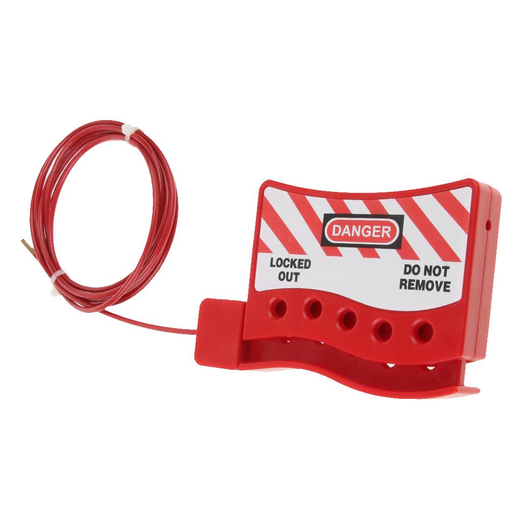 Van Cáp Khóa Van Cửa Khóa Ra Kim Loại 2M Đỏ