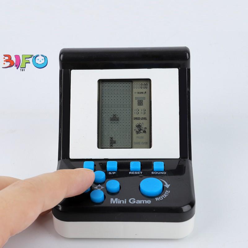 Máy chơi game mini cầm tay Tetris xếp hình thú vị cho trẻ em