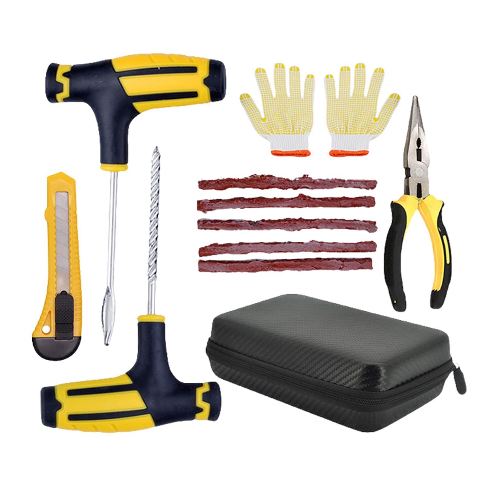 Professional Tire Repair Tools Tyre Puncture Repair Kit for Motorcycle