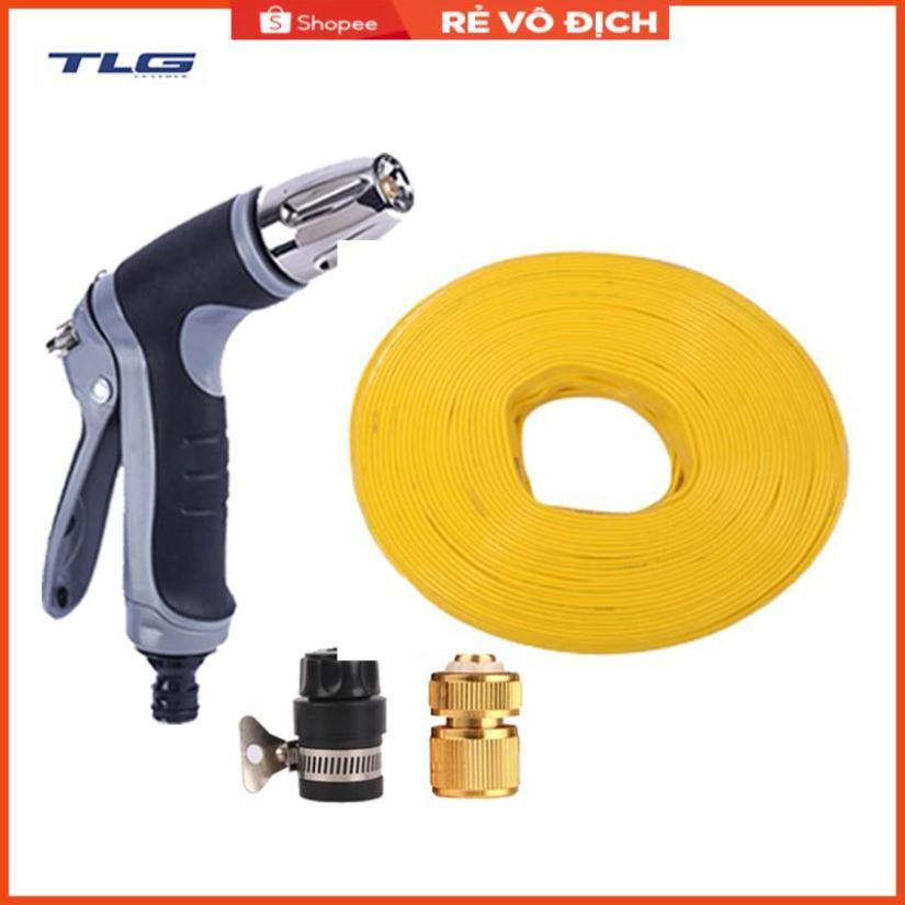 Bộ dây và vòi xịt tăng áp rửa xe tưới cây 3-5M 206817
