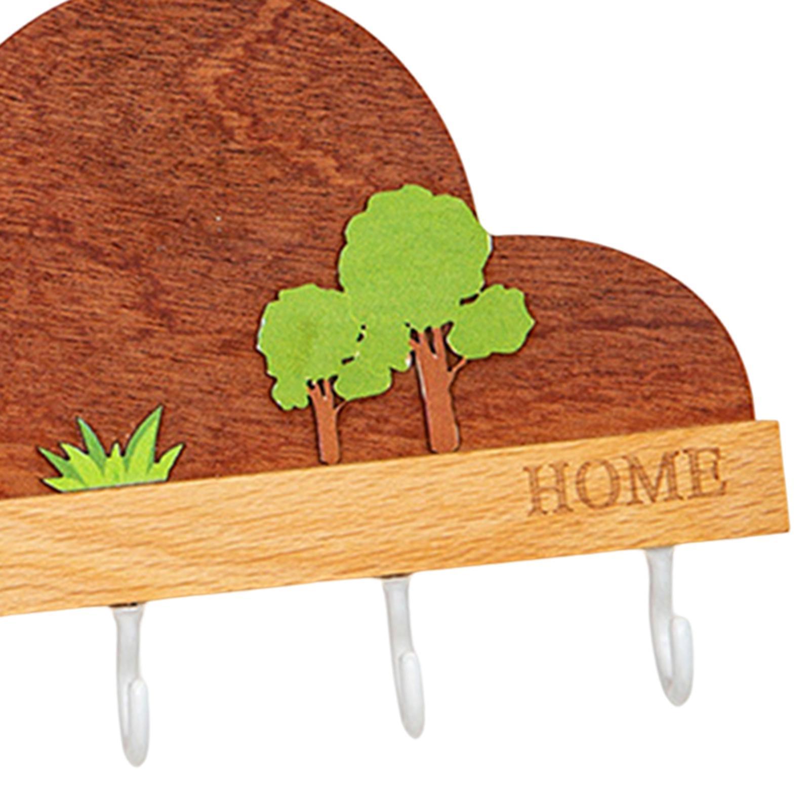 Key Rack Key Holder Hooks Cute Home Wall Hanger for Front Door Ornament Home