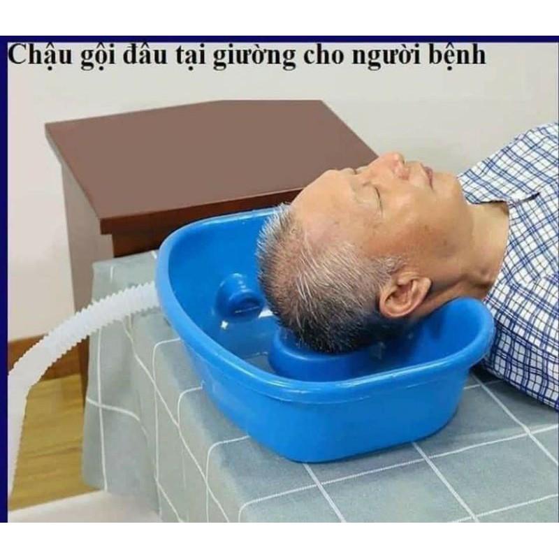 Chậu gội đầu tại giường