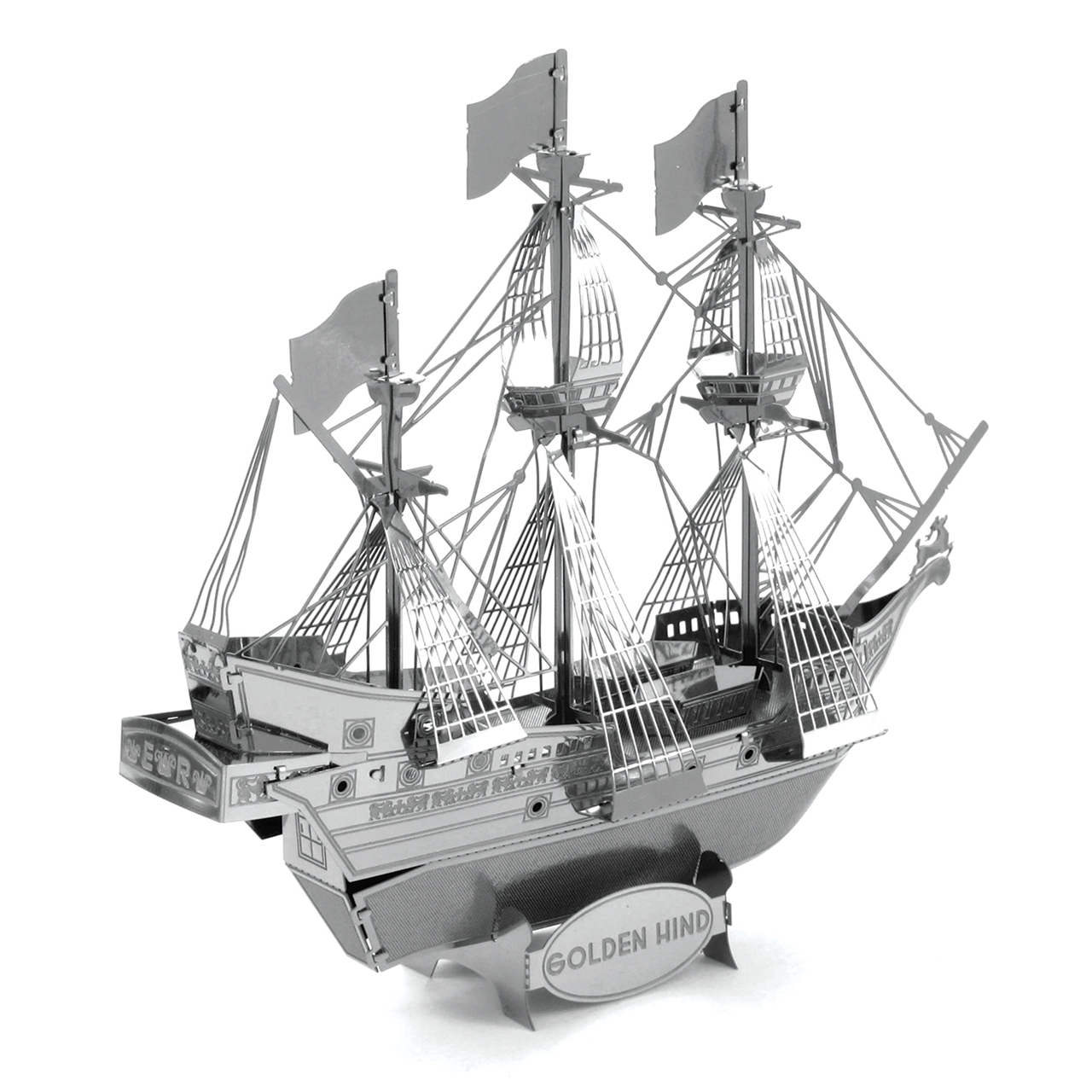 MÔ HÌNH KIM LOẠI 3D ĐẸP - ĐỘC - LẠ: THUYỀN GOLDEN HIND - Mô Hình Sưu Tầm, Mô Hình Trang Trí, Quà Tặng Mô Hình