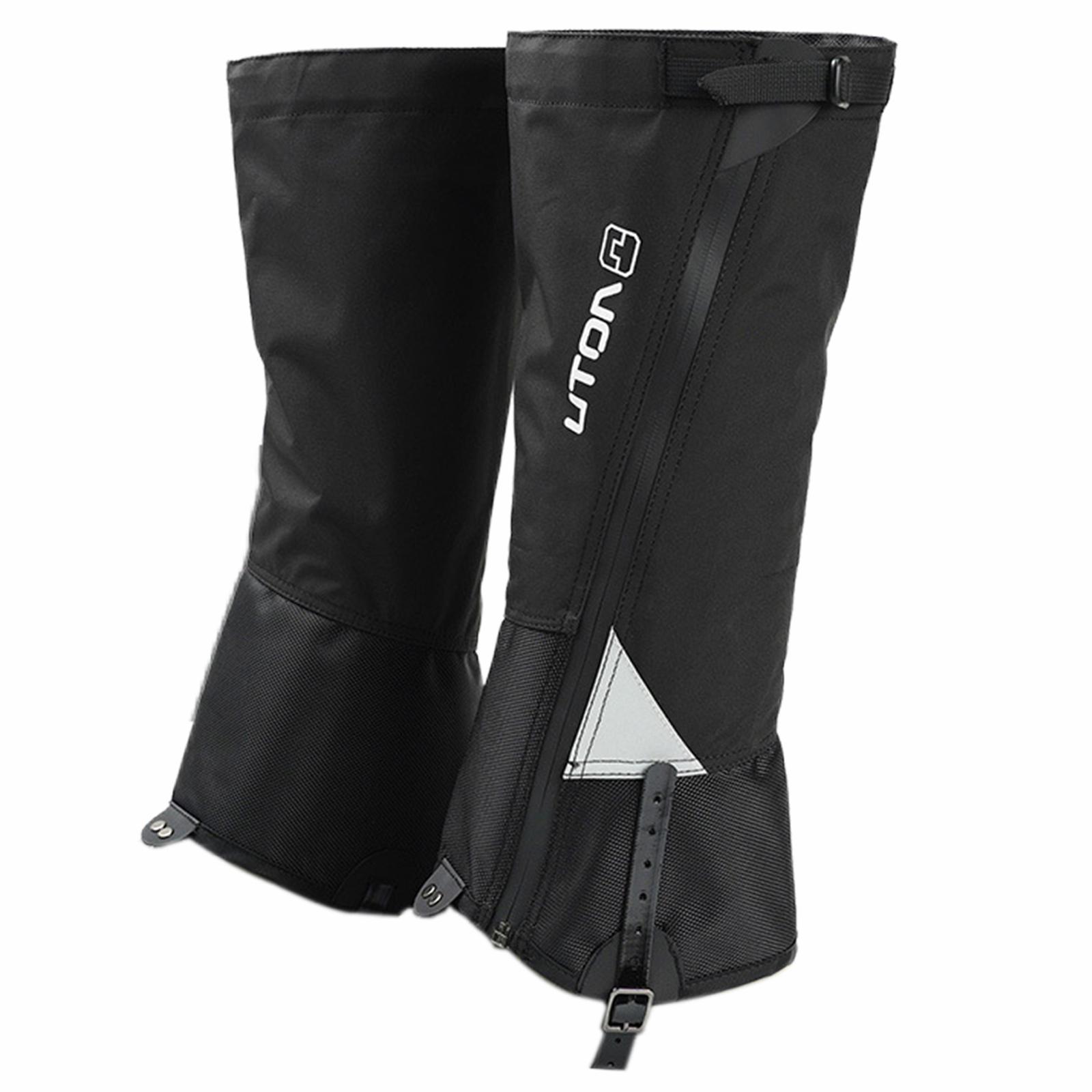 Adjustable Leg Gaiters Waterproof Snowproof Durable Cover for Climbing Outdoor Sports