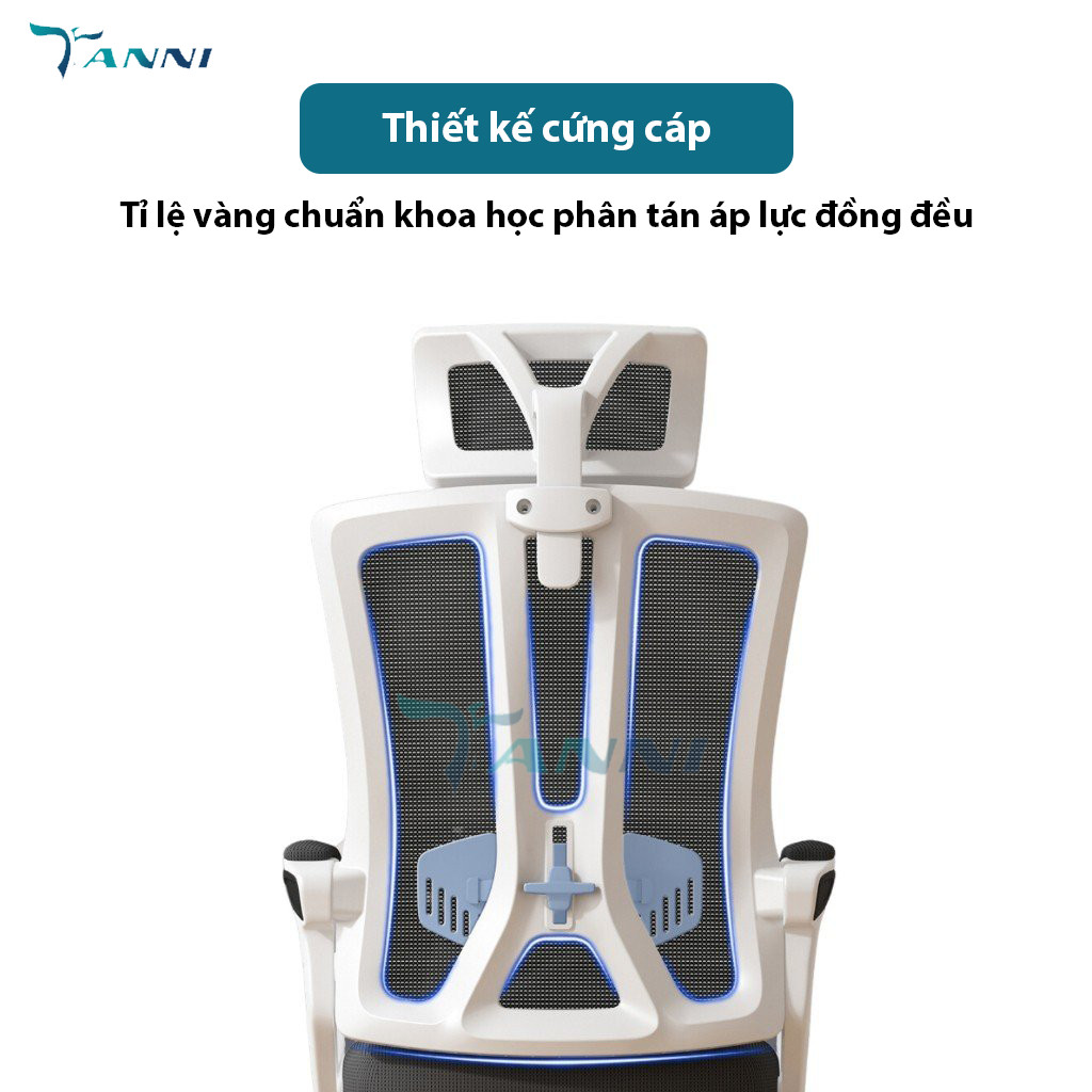 Ghế Xoay Văn Phòng Công Thái Học Ergonomic Có Gác Chân Và Ngả Lưng Sâu Premium G1 , Ghế Xoay Gaming Cao Cấp Nhập Khẩu