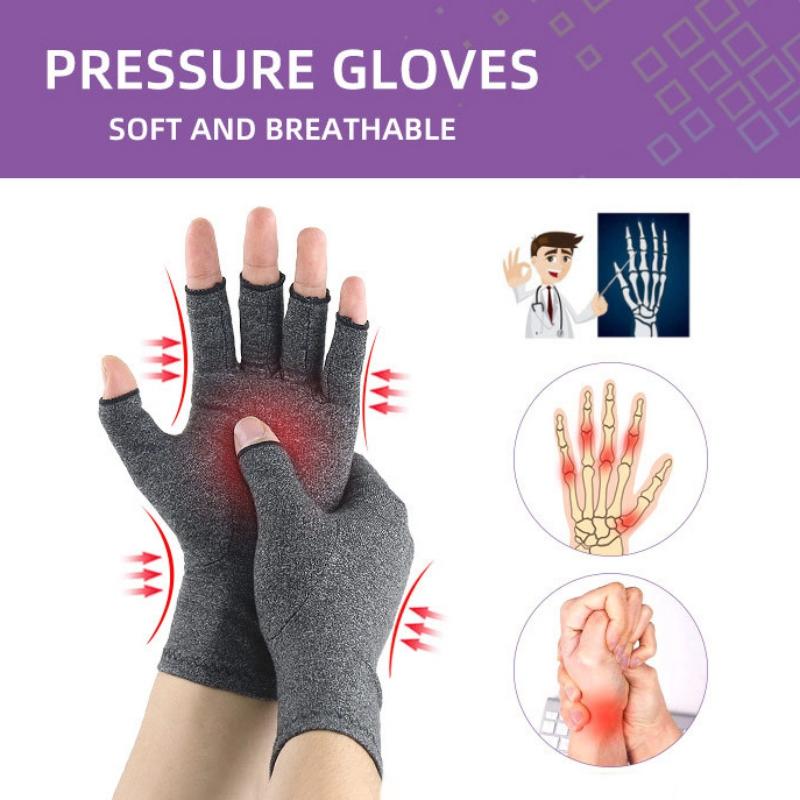 1 cặp viêm khớp mùa đông Găng tay cảm ứng ấm áp Găng tay chống viêm khớp Găng tay và giảm đau khớp khớp khớp nối Color: black Size: L