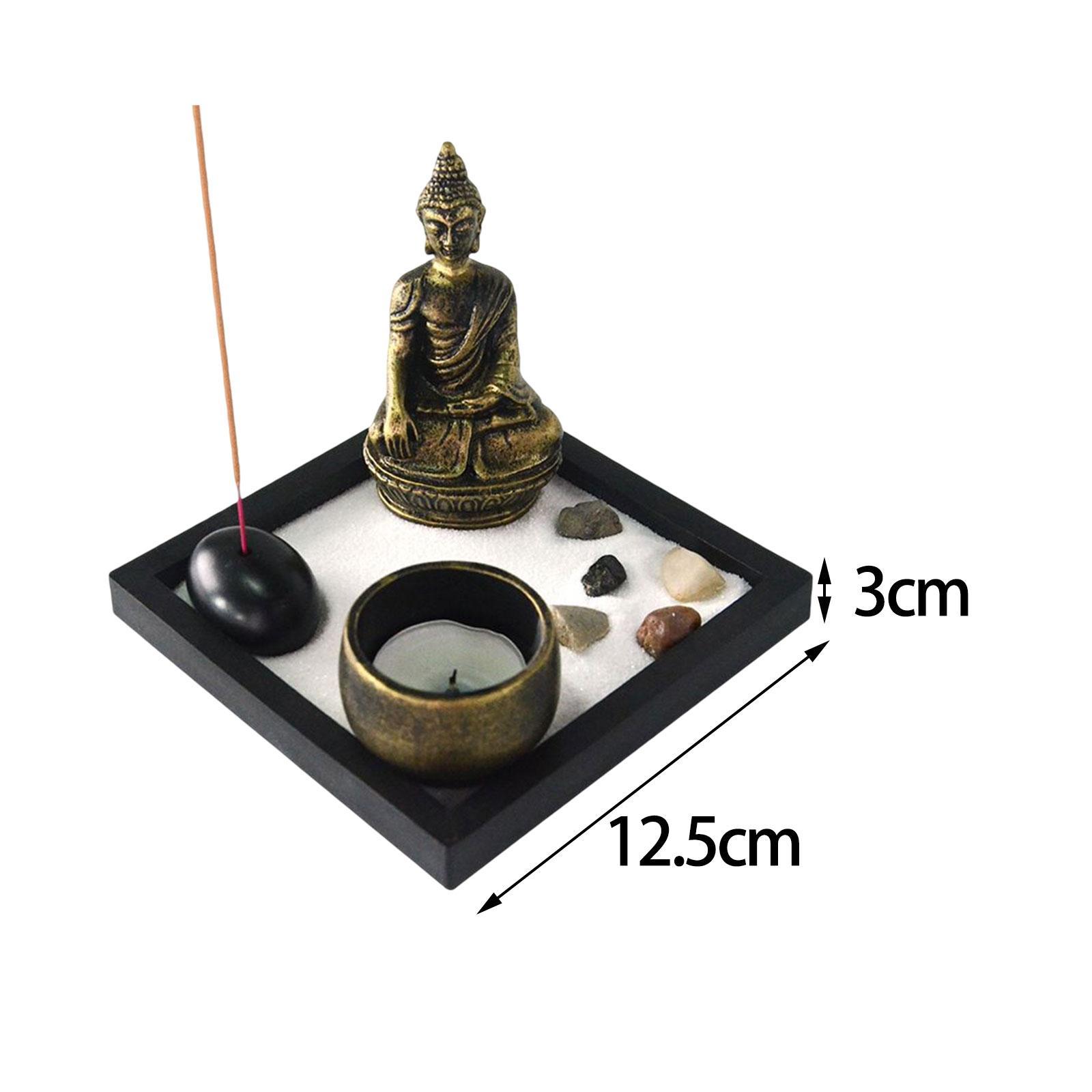 Buddha Sand Desktop Garden Sandbox Feng Shui for Office