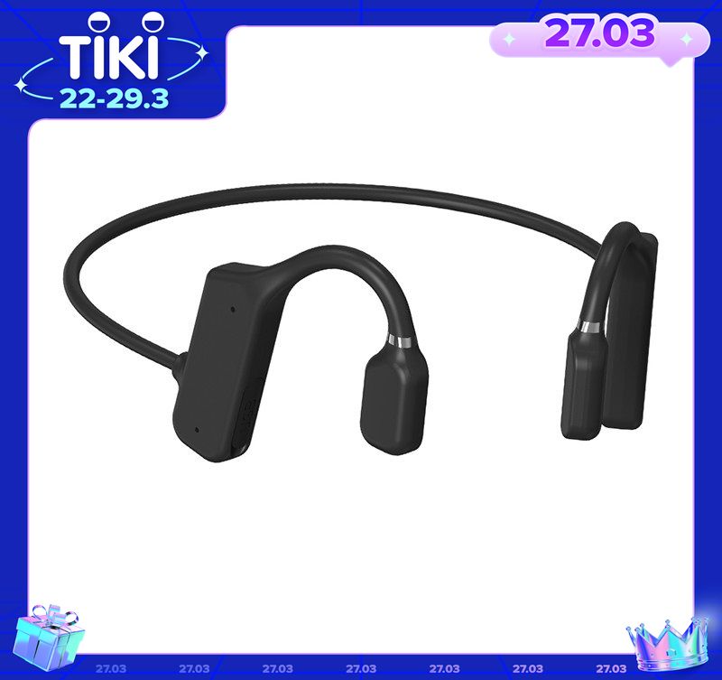 Tai Nghe Bluetooth Dẫn Xương X19  - Truyền Âm Thanh Qua Xương Sọ Không Gây Đau Tai, Bảo Vệ Thính Giác Của Bạn - Hàng Nhập Khẩu