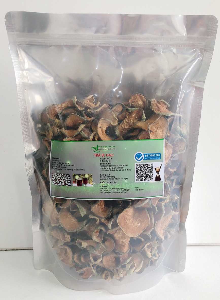 Trà bí đao thái lát sấy khô - Gói 1kg