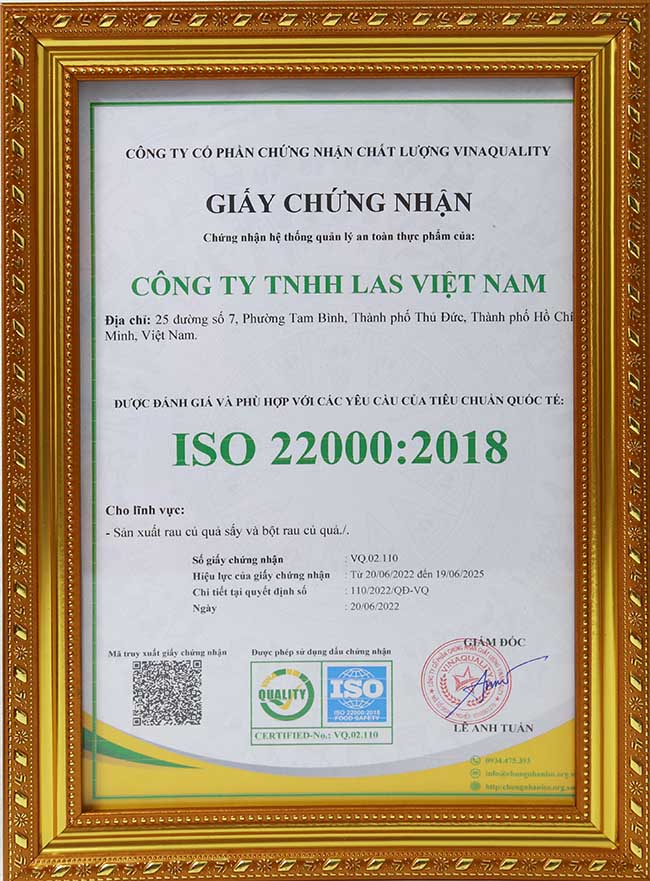 Chứng nhận ISO LAS Việt Nam
