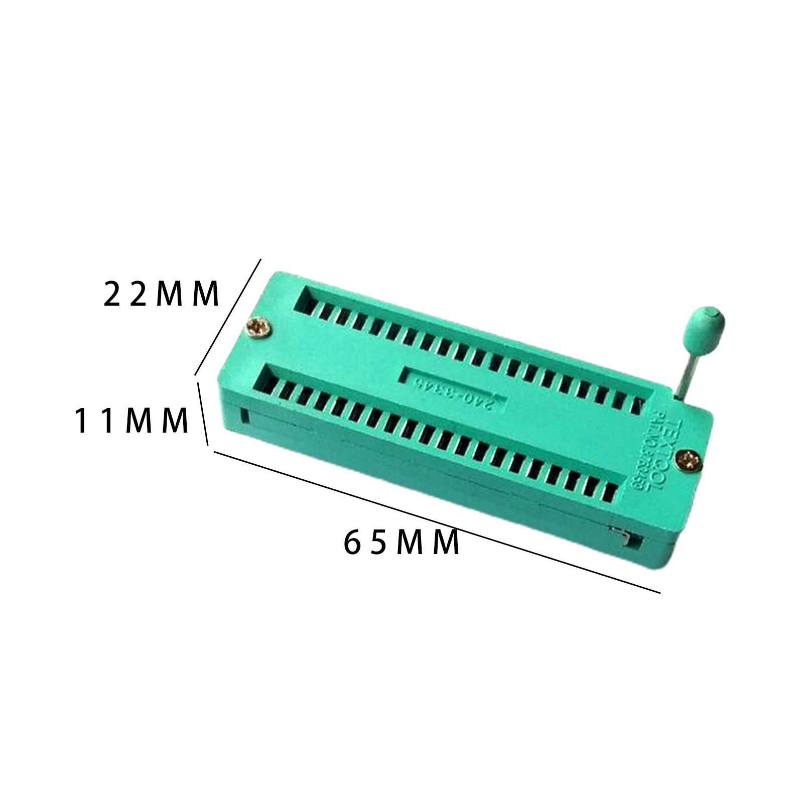2Pcs 40 Pin Zif Dip IC Test Board Sockets, Universal IC Test Zif Sockets, Test Adaptor Universal Zif IC Sockets, for Circuit Board
