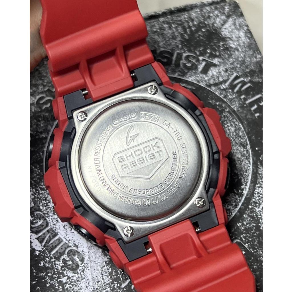 Đồng Hồ Nam Dây Nhựa Casio G-Shock GA-700-4ADR  | GA-700-4A