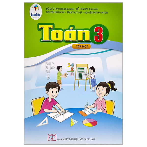 Sách giáo khoa Toán 3- tập một- Cánh Diều (Kèm Nilon bọc Sách)