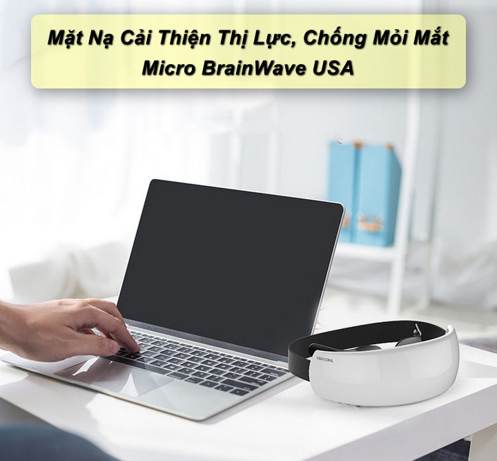 Mặt Nạ Cải Thiện Thị Lực, Chống Mỏi Mắt Micro BrainWave USA - Home and Garden