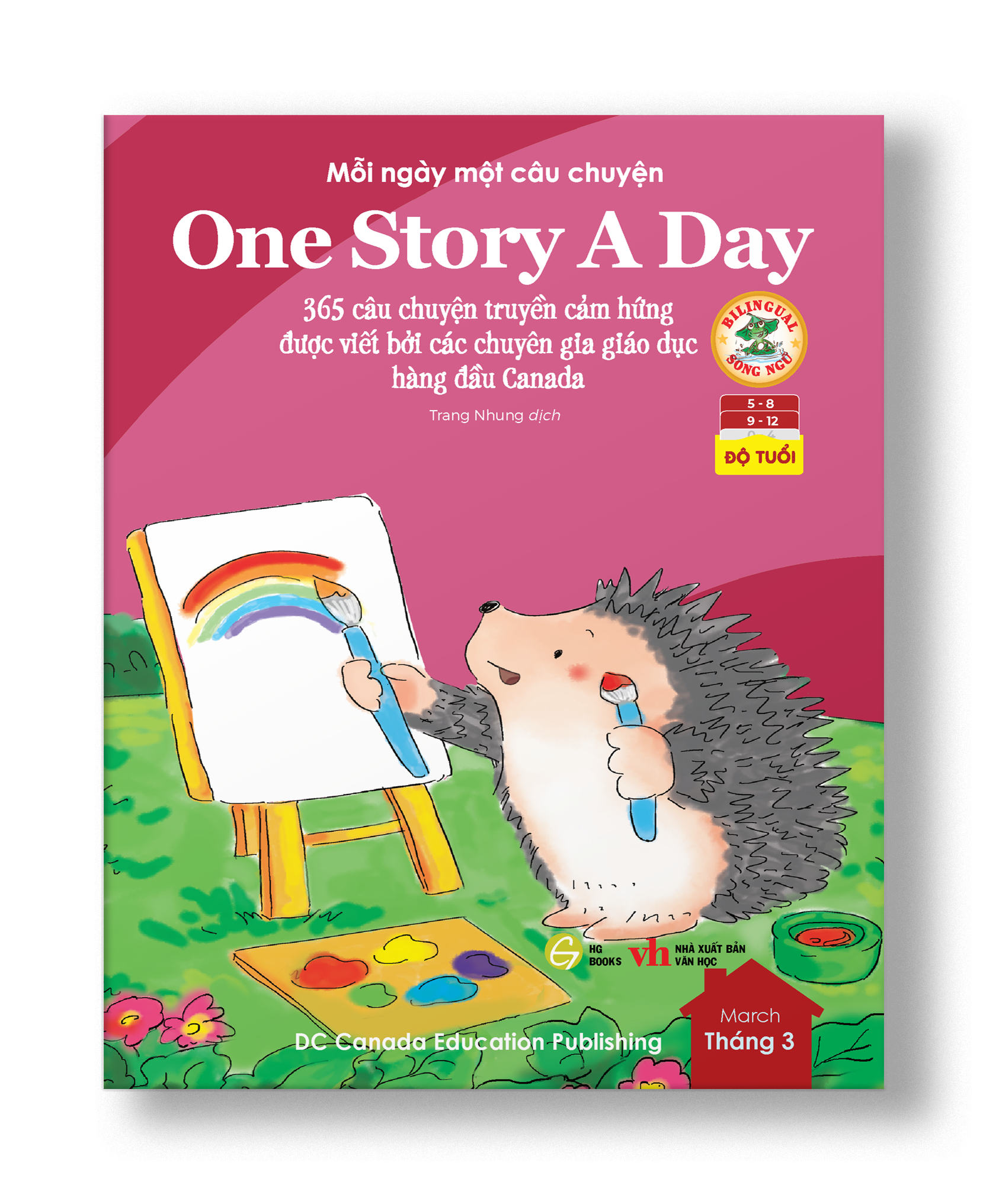 Sách - One Story A Day - CUỐN 3 : 365 câu chuyện phát triển IQ, EQ cho bé - Bản song ngữ tặng kèm file nghe