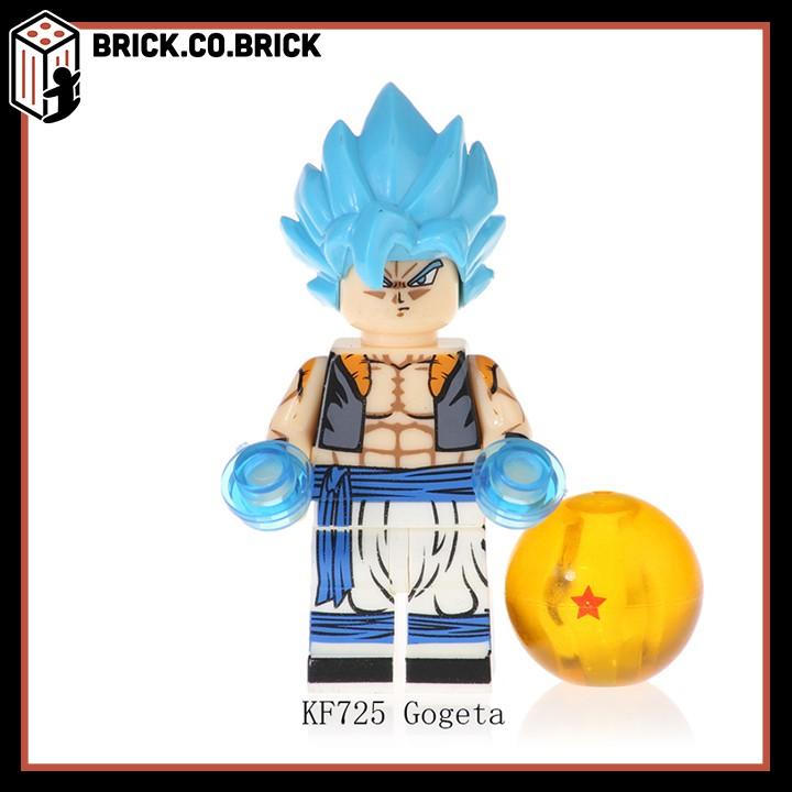 Mô Hình Lắp Ráp Sáng Tạo 7 viên Ngọc rồng Dragon Anime Vegetto Son Goku minifig Kanba KF6069