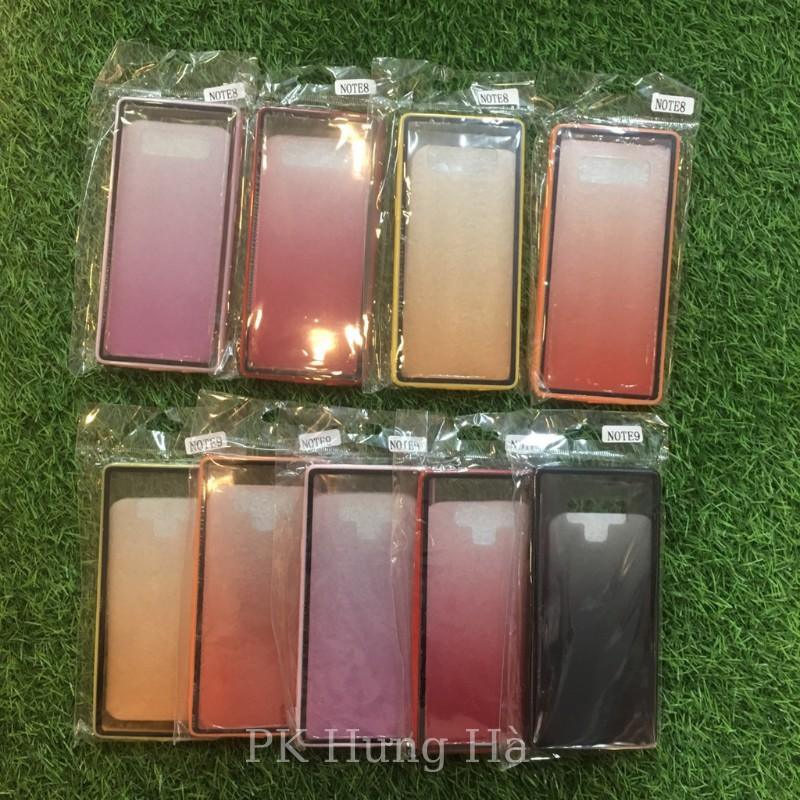 Ốp lưng meka giả kính viền mềm cho máy samsung note 8 note 9 note 10 note 10pus s8plus s10 s10plus
